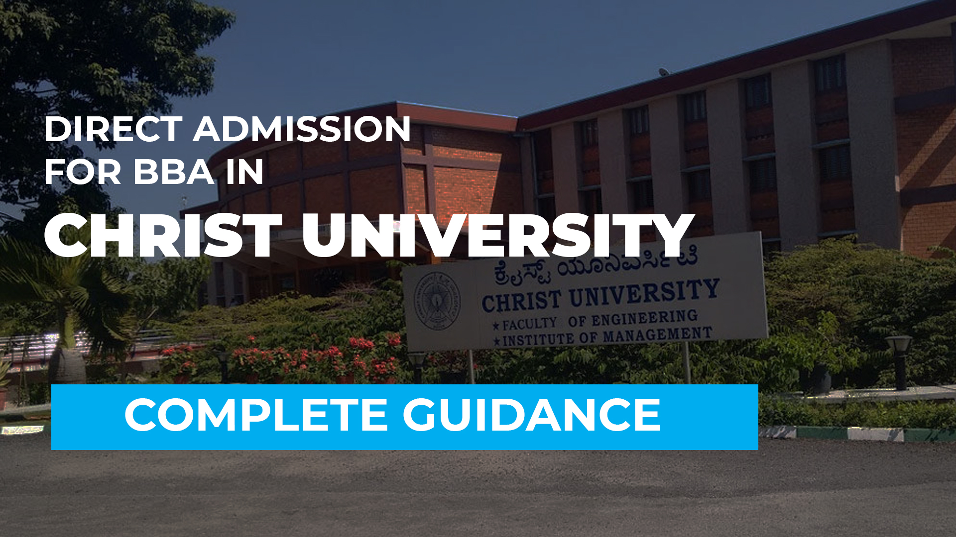 Direct Admission in Christ University for BBA