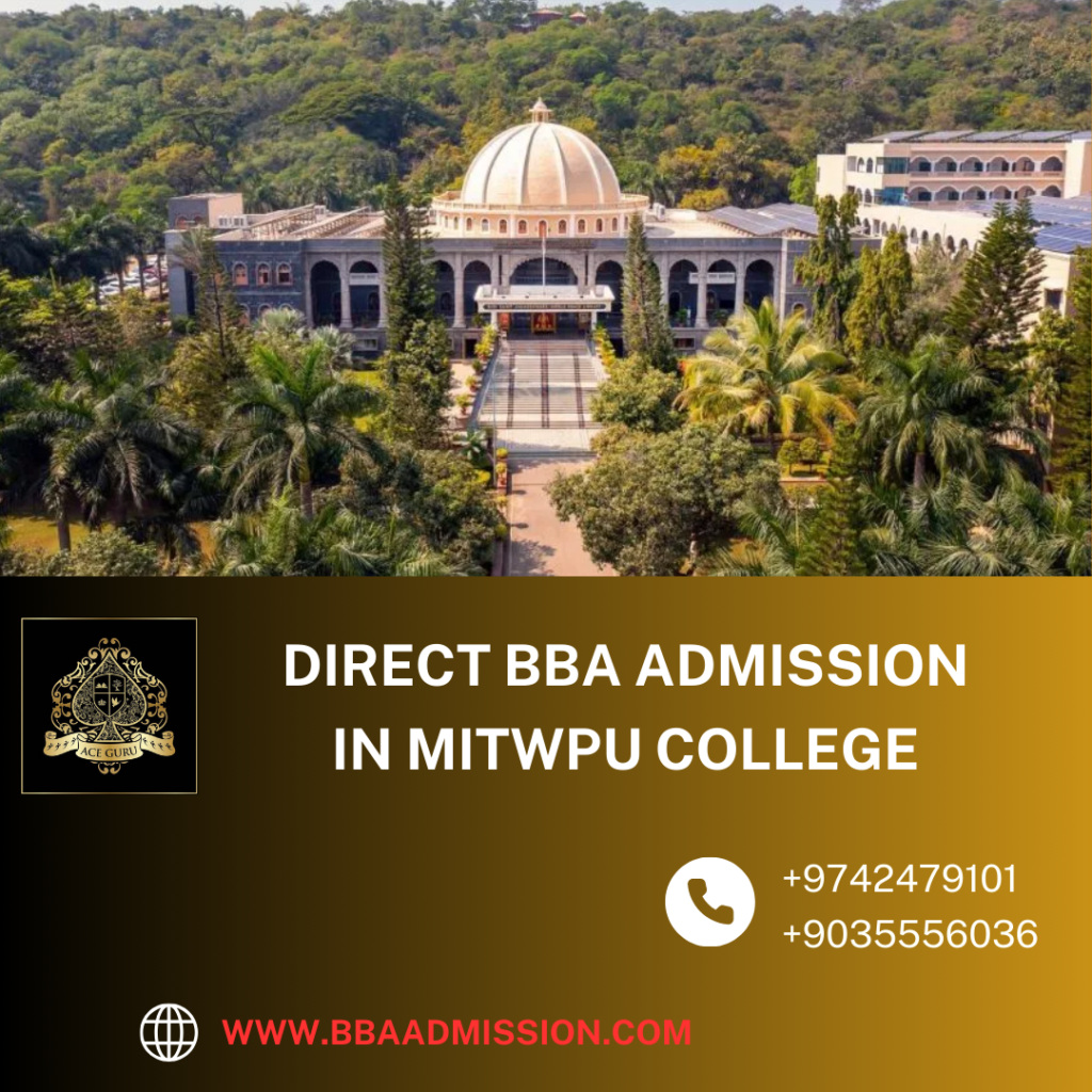 Management Quota Admission for BBA in MITWPU.