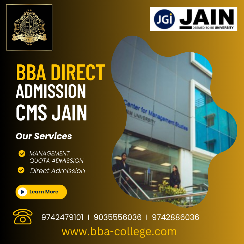 Management Quota BBA Admission in JAIN University