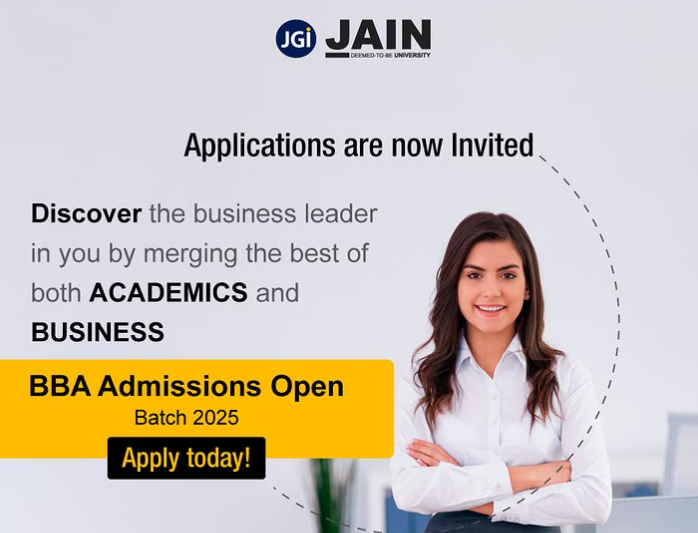 Direct Admission BBA in Jain University