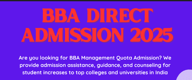 JAIN University Direct Admission in BBA 2025.