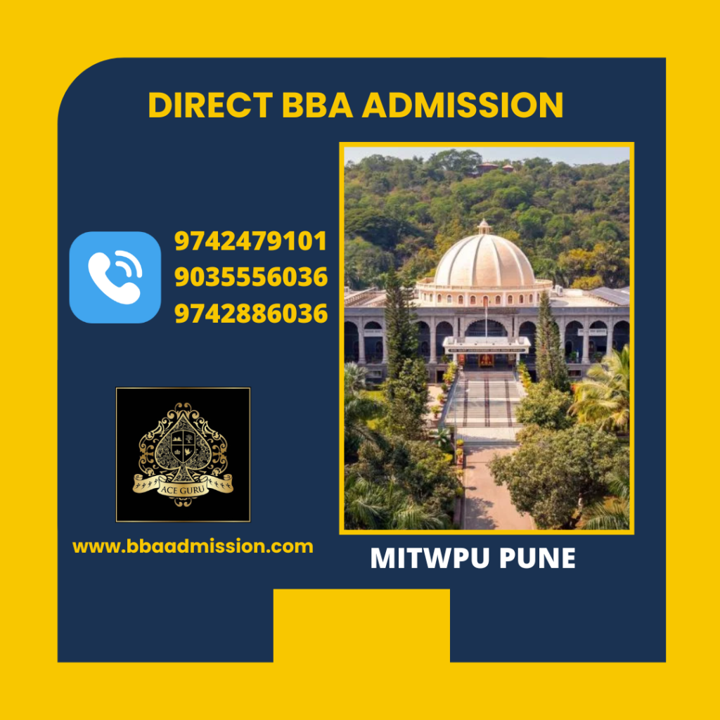 MITWPU College Direct Admission in BBA 2025.