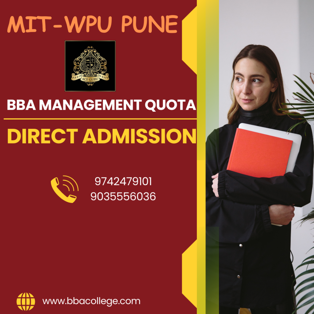 MITWPU PUNE Admission in Management Quota BBA