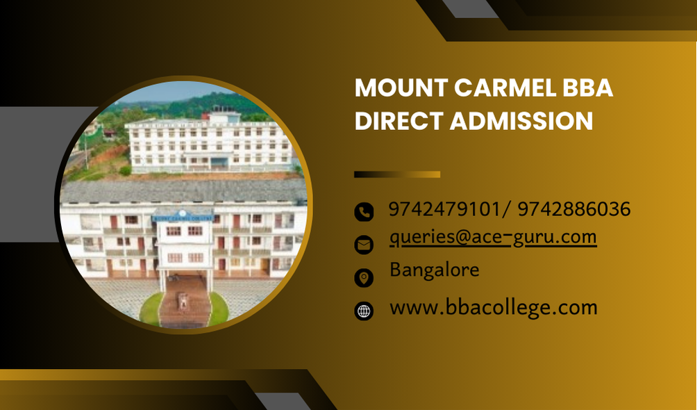 Direct Management Quota BBA Admission in Mount Carmel