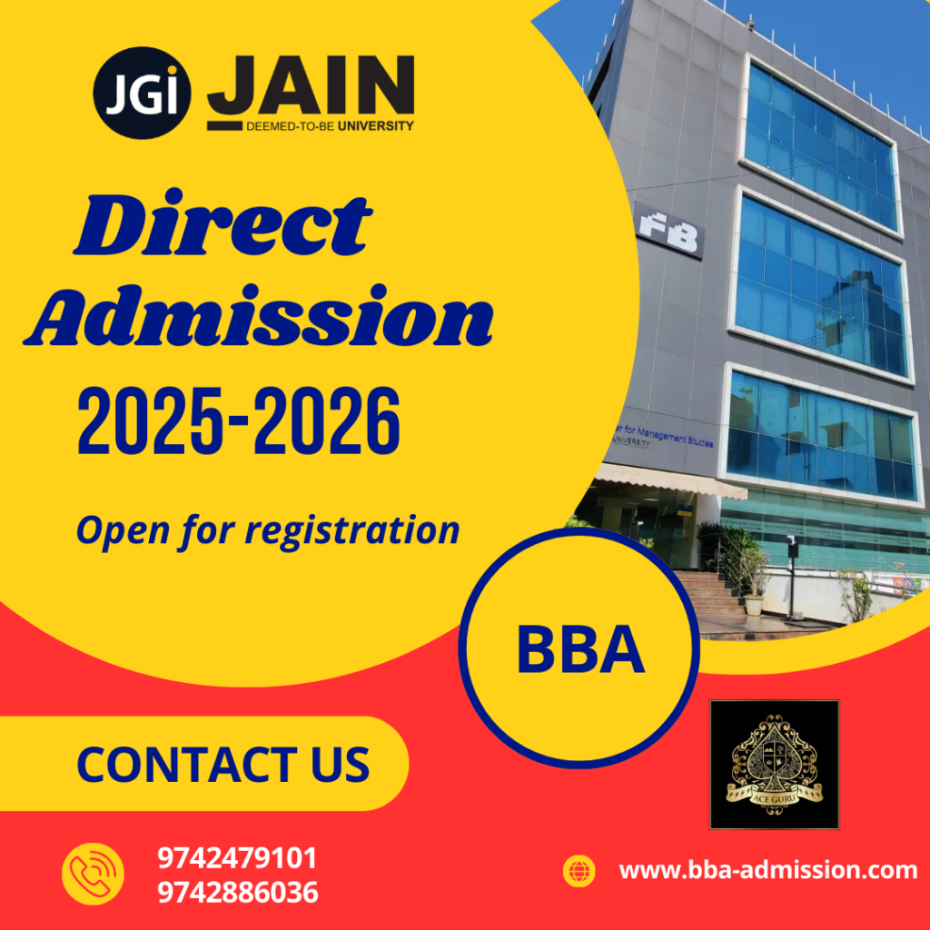 Management Quota JAIN Bangalore BBA Direct Admission.