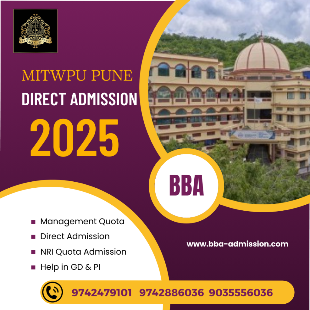 Get Direct Admission in MITWPU Pune for BBA. 