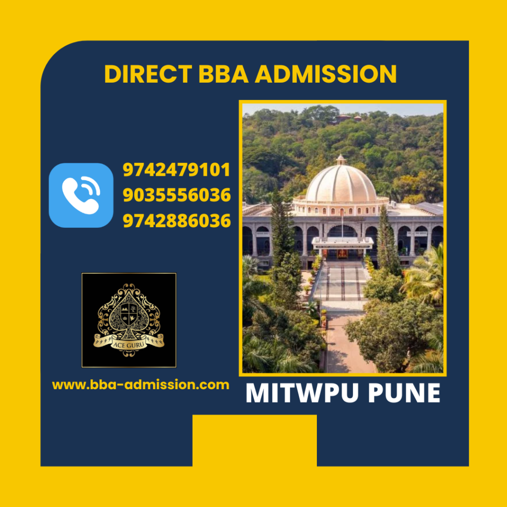 BBA Direct Admission in MITWPU 2025 Session. 