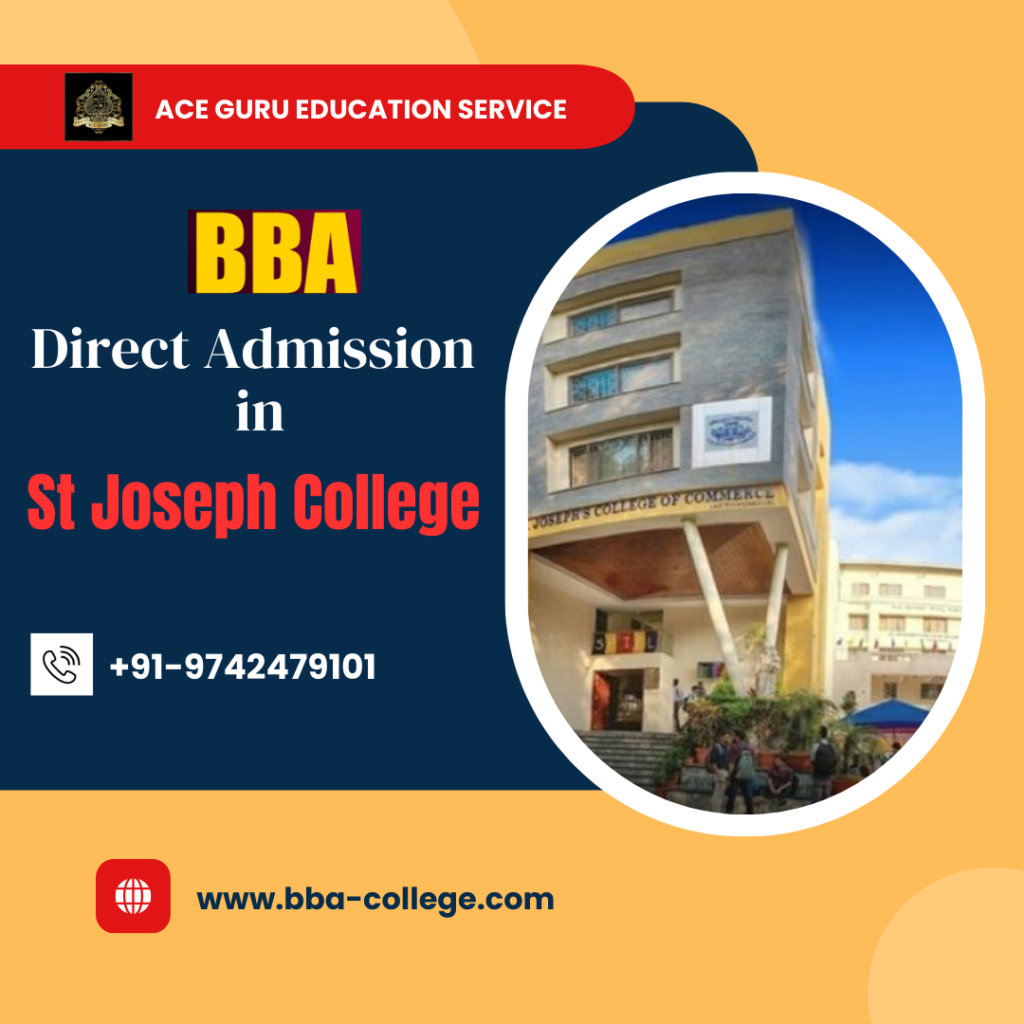 BBA Admission in St. Joseph through Management Quota.