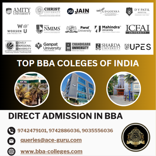 Top 10 BBA Colleges of India Direct Admission.