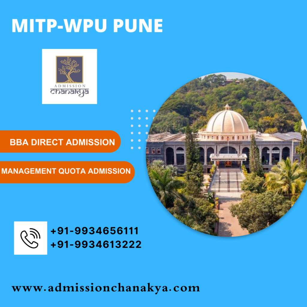 BBA Admission in Management Quota of MITWPU PUNE.