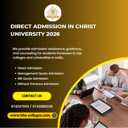 Christ BBA Admission 2025 through Management Quota.