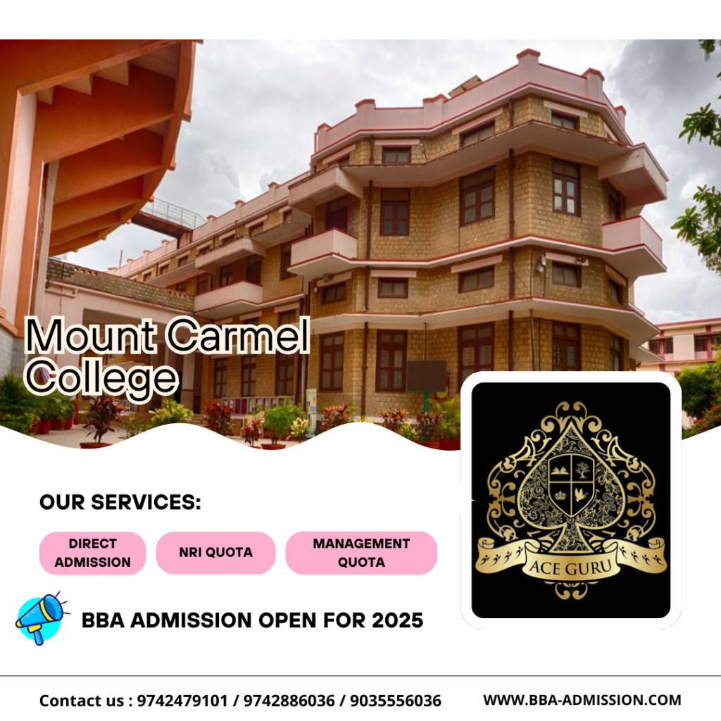 BBA Admission via Management Quota in Mount Carmel College.