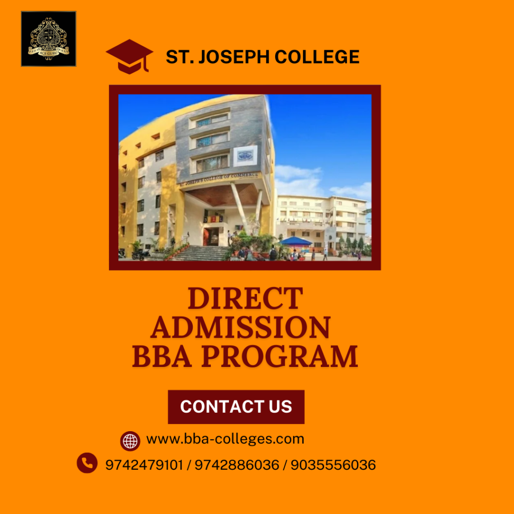 St. Joseph College BBA Direct Admission in AY 2025-26.