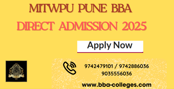 BBA Admission 2025 in MITWPU Pune via Direct Admission.