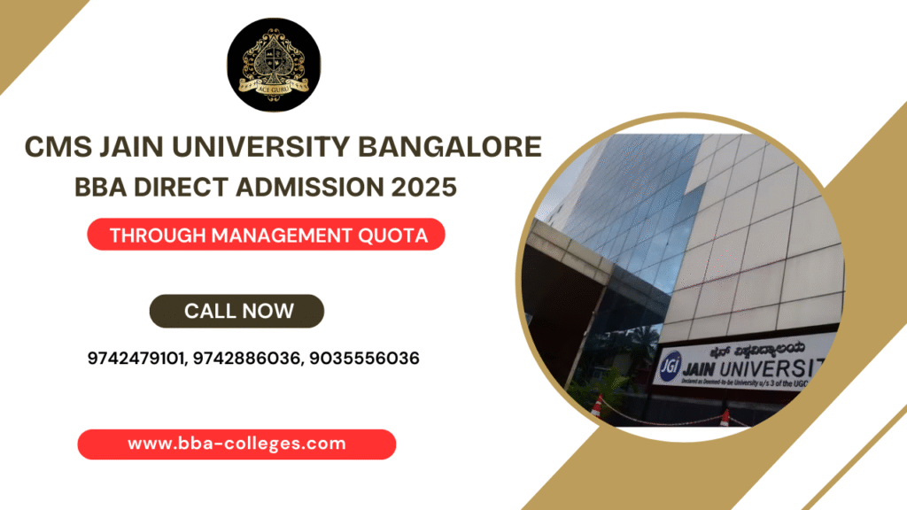 How to get BBA Admission via Management Quota in CMS.