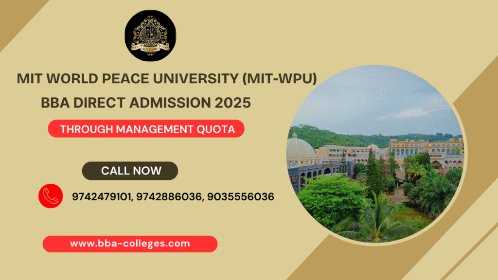 How to get BBA Admission via Management Quota in MITWPU.