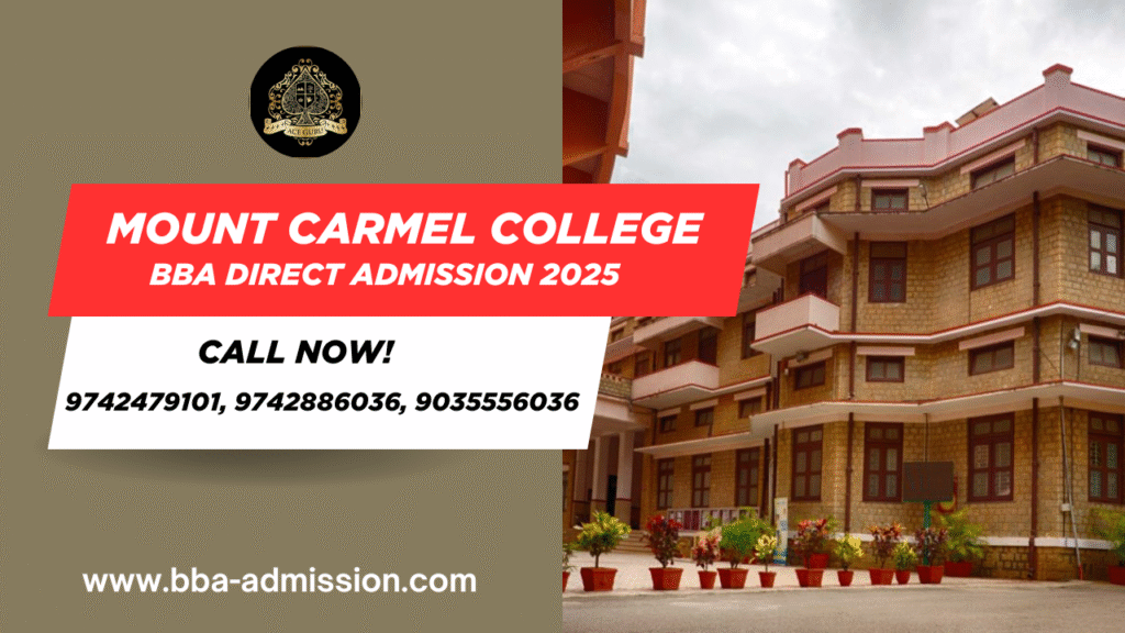 How do you get direct admission in Mount Carmel College?