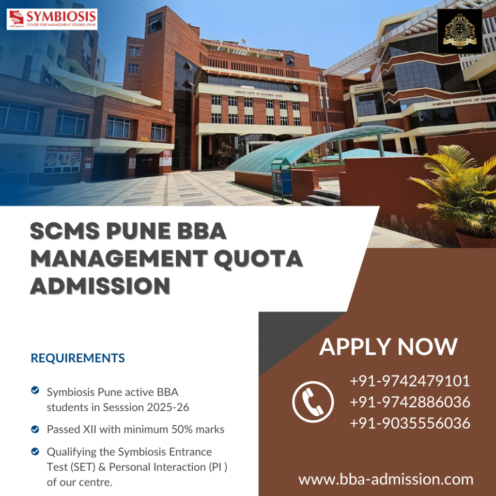 How to Take BBA Course Direct Admission 2025 in SCMS.