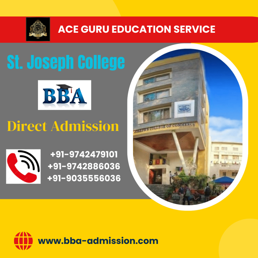 How to Take BBA Direct Admission 2025 in St. Joseph College.