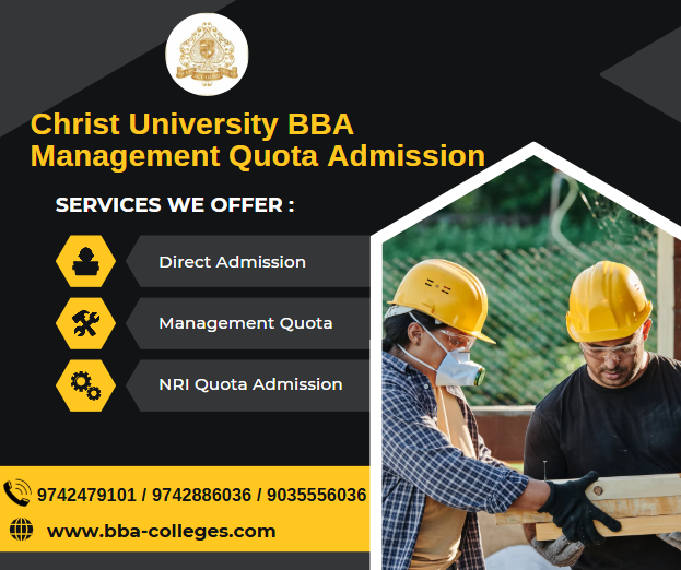 Christ University BBA Management Quota Admission.