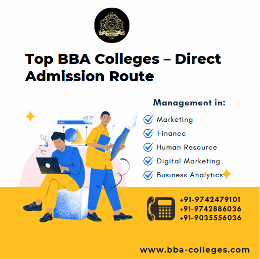 Top BBA Colleges – Direct Admission Route.