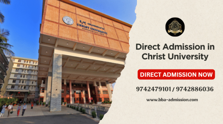 CHRIST BBA Direct Admission via Management Quota Seats