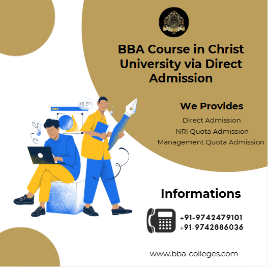 BBA Course in Christ University via Direct Admission.